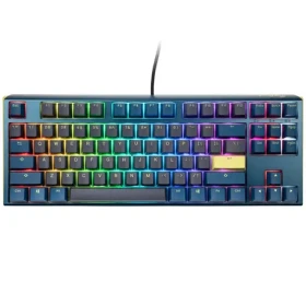 Ducky One 3 Daybreak TKL Cherry MX-Black modrá / herná klávesnica / podsvietená / mechanická / drôtová USB-C / US (DKON2187ST-AUSPDDBBHHC1)