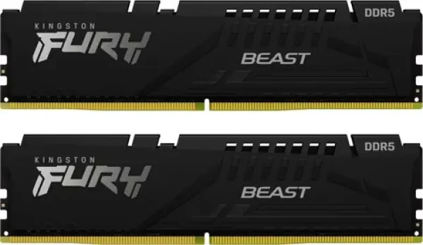 Kingston FURY Beast Black 16GB (2x 8GB) DDR5 4800MHz / CL38 / DIMM (KF548C38BBK2-16)
