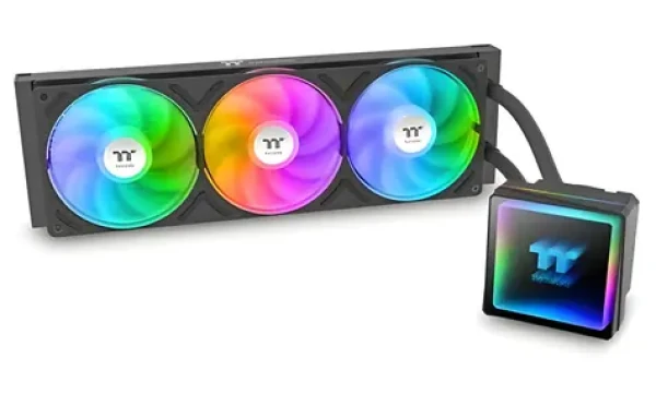 Thermaltake TH360 V3 ARGB Sync čierna / AIO vodný chladič CPU / 3x 120 mm / 2500 RPM / 37,8 dB / 85,29 CFM (CL-W466-PL12SW-A)