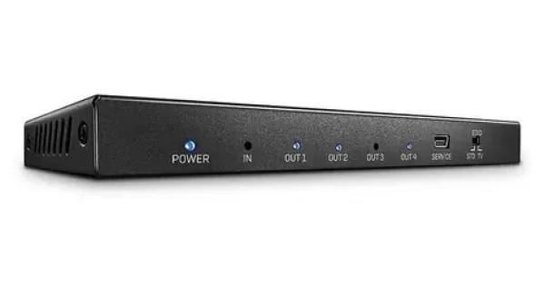 Lindy 4 Port HDMI 18G čierna / HDMI splitter / 4K 60Hz / HDCP 2.2 / EDID management (38236)