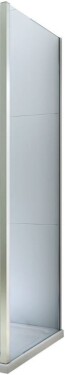MEXEN - APIA stena 100x190 cm 5mm chróm transparent 840-100-000-01-00