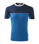 Tričko Colormix unisex azúrovo modré S