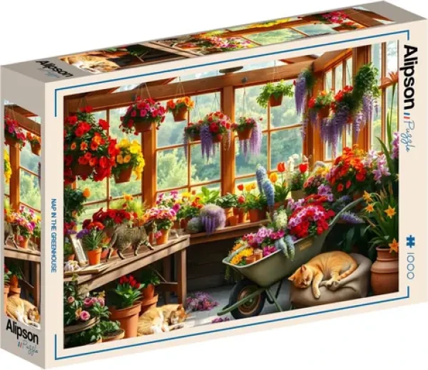 ALIPSON Puzzle Odpočinok v skleníku
