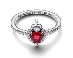 Pandora Strieborný prsteň Disney Zlá kráľovná 193422C01 56 mm