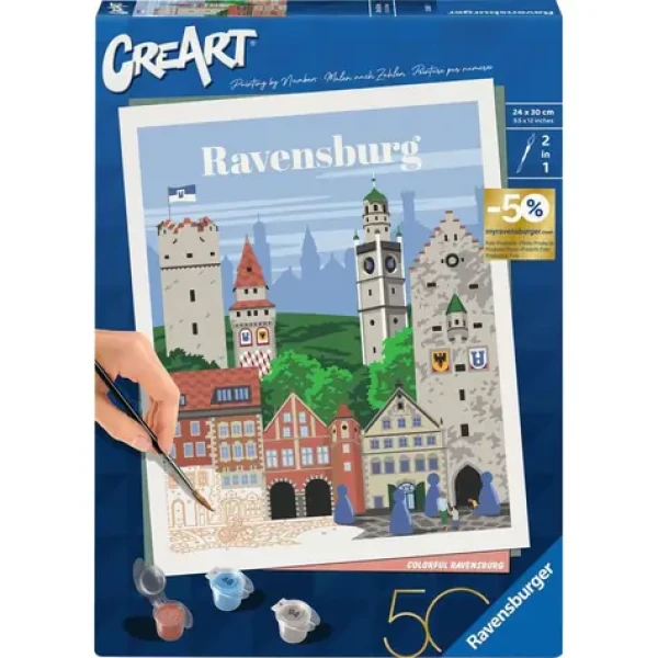 Ravensburger CreArt Farebný Ravensburg - maľovanie podľa čísel