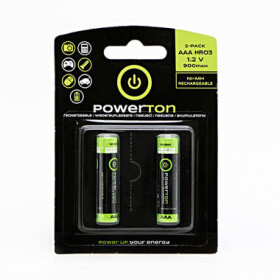 Powerton Nabíjací Batéria AAA 900mAh 1.2V 2ks (AB001WPN3AB2)