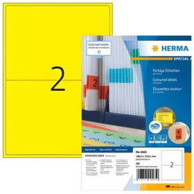 Herma Etikety A4 žltá / Etikety / papier matný / 199,6x143,5 mm / 1400 ks (4565)
