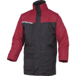 Pracovná bunda Delta Plus ALASKA2 Farba: Čierna/ Červená, Veľkosť: 3XL (ALAS2RO3X)