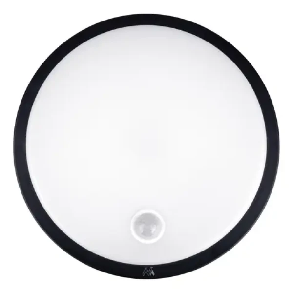 MCE525 B čierna / Vonkajšie nástenné svietidlo / PIR senzor / 10W / 1000lm / 4000K / IP65 (MCE525 B)