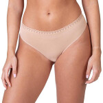 Dámske tangá DAILY MICRO THONG - BELLINDA - nude S