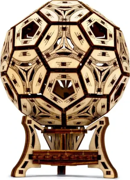 Wooden City 3D puzzle Multifunkčný organizér - Futbalová lopta 175 dielikov