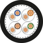 LAPP 2170453/100 sieťový kábel ethernetový ETHERLINE® ROBUST čierna 100 m; 2170453/100
