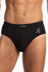 PÁNSKE NOHAVIČKY CLASIC M-1054CL 3XL-4XL černo-zelená XXXL