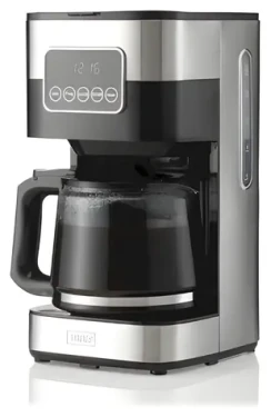 Trebs 24100 nerezová / Kávovar na filtrovanú kávu / 900 W / 1,5 l / 12 šálok / LED displej (24100)