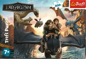 Trefl Puzzle Ako vycvičiť draka: Bezzubka a priatelia