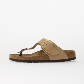Tenisky Birkenstock Gizeh Big Buckle Nubuck Leather Women Sandcastle EUR 40
