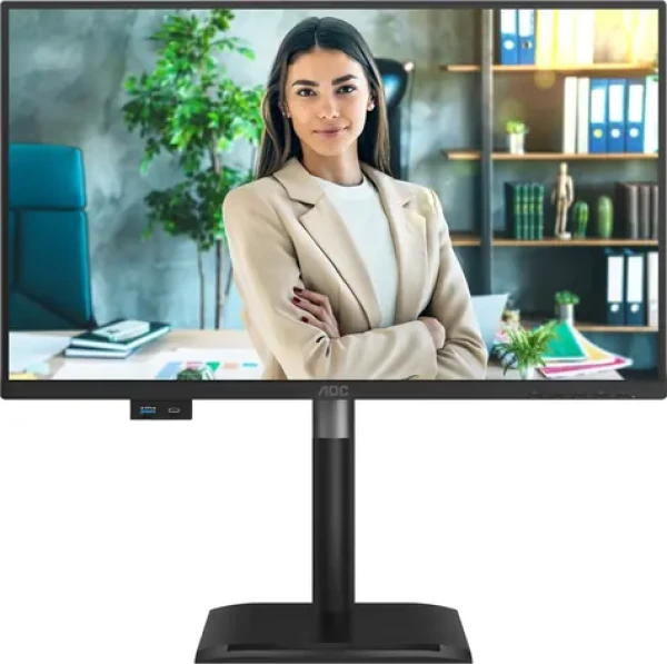 23.8" AOC 24P4U čierna / IPS / 1920x1080 / 16:9 / 4ms / 1500:1 / 300cd-m2 / HDMI + DP + USB-C / VESA (24P4U)