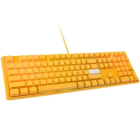 Ducky One 3 Yellow Cherry MX-Blue žltá / herná klávesnica / podsvietená / mechanická / drôtová USB-C / US (DKON2108ST-CUSPDYDYYYC1)