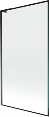 MEXEN/S - Next L vaňová zástena FIX 100 x 150, čierna vzor, čierna 895-100-000-03-70-70