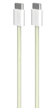 Puro Fabrik FABK4 žltá / Dátový kábel USB-C na USB-C / 60 W / 1,5 m