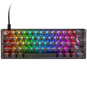 Ducky One 3 Aura Mini Cherry MX-Silent-Red čierna / herná klávesnica / podsvietená / mechanická / drôtová USB-C / DE (DKON2161ST-SDEPDABAAAC1)