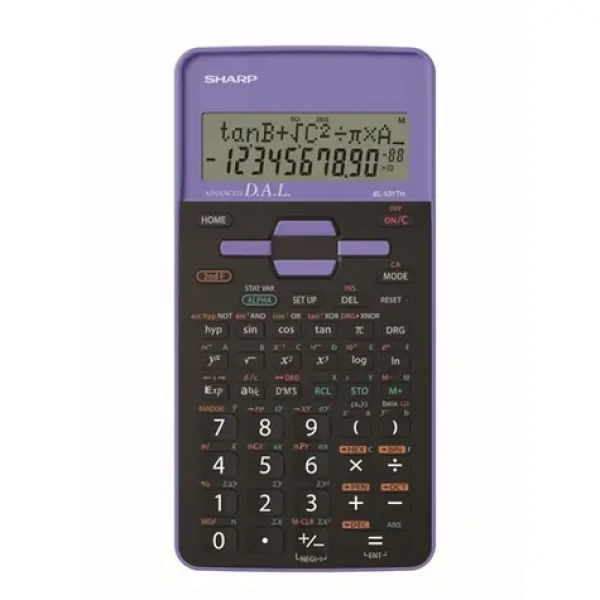 Sharp EL-531THBVL fialová / Kalkulačka školská (EL-531THBVL)