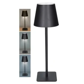 Solight WO69-B LED nabíjacia lampička Lucca čierna / 120lm / zmena CCT / stmievanie (8592718041755)