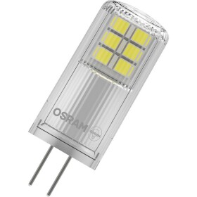 OSRAM HOMELIGHTING 4058075431904 LED En.trieda 2021 F (A - G) G4 valcovitý tvar 2 W = 20 W teplá biela (Ø x d) 14 mm x 38 mm 1 ks; 4058075431904