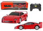 Mamido Športové autíčko Ferrari F40 na diaľkové ovládanie RC 1:24 červené