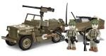 Cobi 3132 II WW Willys MB s prívesom, 1:35, 200 k, 2 f