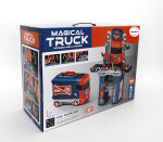 Mamido Mamido Detský nákladný kamión 2v1 s dielňou a náradím transformovateľný 65 dielov