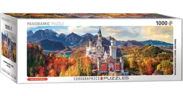 EUROGRAPHICS Panoramatické puzzle Zámok Neuschwanstein, Nemecko