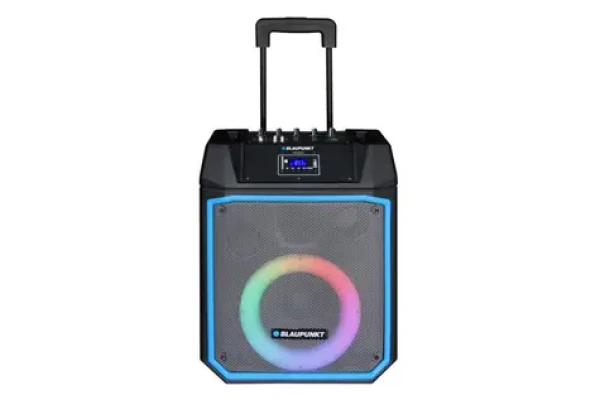 Blaupunkt MB08.2 čierna / prenosný reproduktor / BT / USB / AUX / 600W / LED / FM (5901750505102)