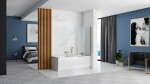 REA - Vaňová zástena Elegant 70 zlatá REA-W5600