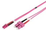 Digitus LC-SC 10m OM4 / Optický patch kábel / Multimode / Duplex / LSZH plášť (DK-2532-10-4)