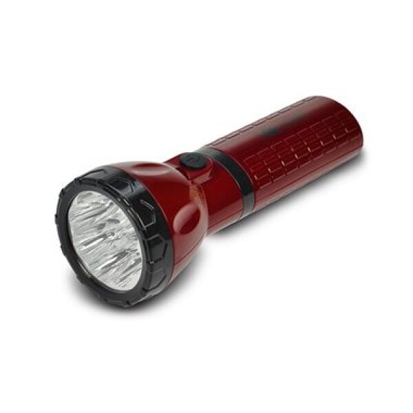 Solight WN10 nabíjacie LED svietidlo červenočierna / plug-in / Pb 800mAh / 9x LED (8592718000677)