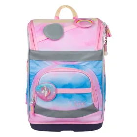 BAAGL Školská aktovka Zippy PLUS Rainbow Unicorn / 21 l / vhodná od 1. triedy ZŠ (A-34846)