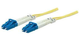 Intellinet žlutá / Optický kabel / LC/LC / Singlemode OS2 / Duplex / 3 m (471893)