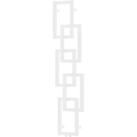 MEXEN - Grid vykurovací rebrík/radiátor dekoratívny 1360 x 390 mm, 349 W, biela W215-1360-390-00-20