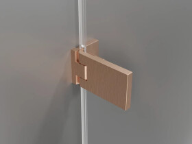 MEXEN - LUNAR nástenný pánt pre 836 /2 kusy/, meď kartáčovaná 830-16-65