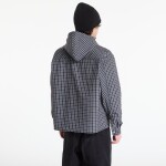 Mikina ROA Aair Floweave Printed Check Long Sleeve Hooded Shirt Anthracite XL