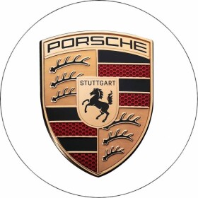 Jedlý papier logo Porsche 19,5 cm - Pictu Hap - Pictu Hap