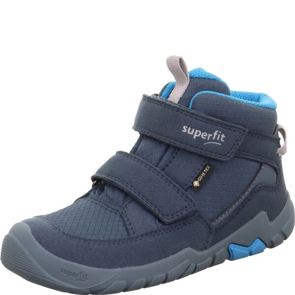Chlapčenské členkové tenisky Superfit barefit TRACE GTX Blue/Turquoise 1-006042-8000 - 30