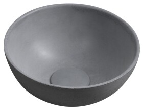 SAPHO - MINOR betónové umývadlo na dosku, priemer 26cm, šedá mat MR26017