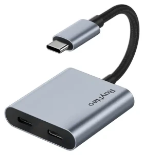 RayNeo USB-C / Adaptér / nabíjanie a video pre AR okuliare / 4K 60Hz / 100 W PD (XRAC-CHA01OS)