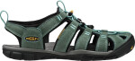 KEEN Clearwater CNX Leather W Dámske sandále mineral blue/yellow 38,5 KEN1201097902S8