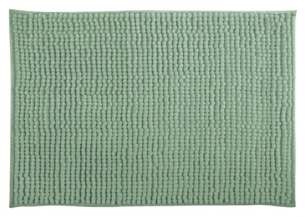 MSV Kúpeľňová predložka CHENILLE bazalková / mikrovlákno / protišmyková / 40 x 60 cm