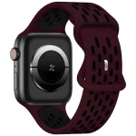 Beline New Sport Silicone bordó-čierny / Športový pásik pre Apple Watch / 42/44/45/49 mm
