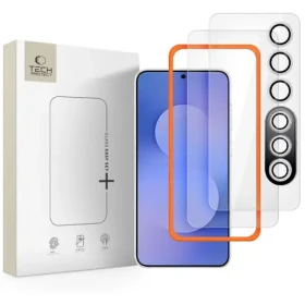 Tech-Protect Easy Set+ transparentný / Ochranné sklo / Samsung Galaxy S25 FE / 3 ks