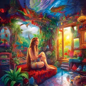 YAZZ Puzzle Doma v nebi